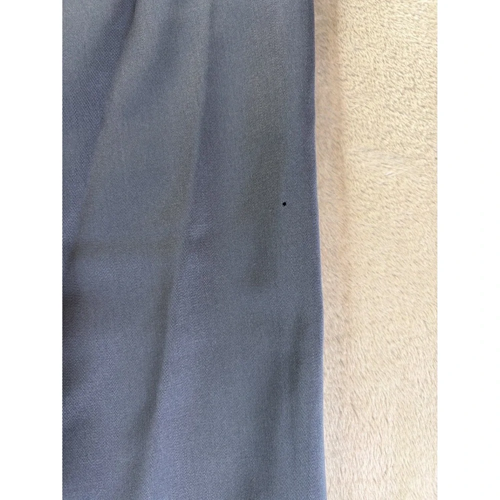Zanella Mens Pleated Dress Pants Vintage 36x30 Blue Classic Fit